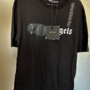 Camiseta Palm Angels Sprayed Black Paris - Camiseta Palm Angels Borrifado Edição Paris